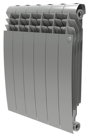 Биметаллический радиатор Royal Thermo BiLiner 500 Silver Satin - 8 секций