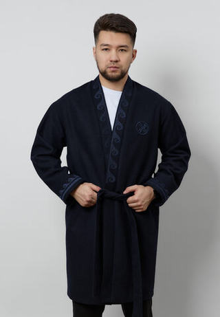 Шапан шерстяной OYU TOLQYN DARK BLUE