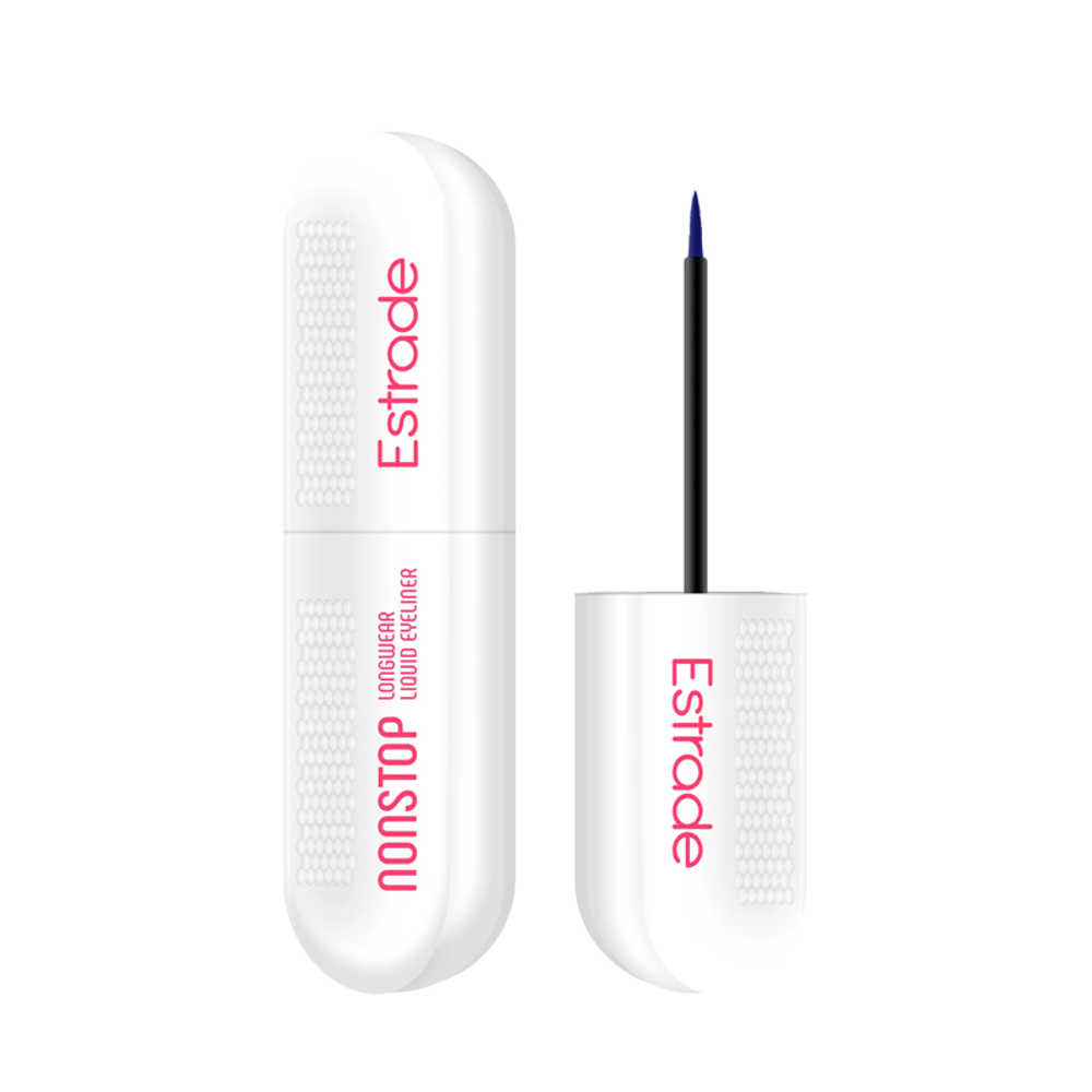 Estrade Подводка для глаз Nonstop, жидкая, стойкая, тон №205, Синий, 12 мл