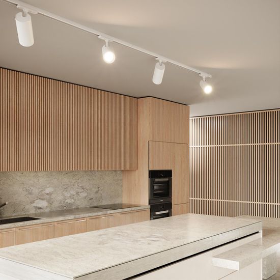 359148 PORT NT23 200 белый Светильник трековый однофазный двухжильный IP20 LED 15W 220V 4000К 1440Лм SELENE