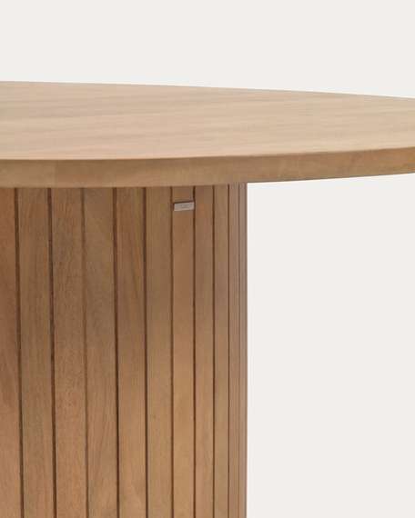 Стол Licia Ø120 см из дерева манго