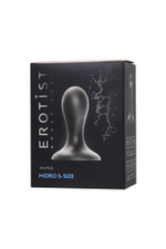 Анальная втулка Erotist Hidro черная 8,5 см