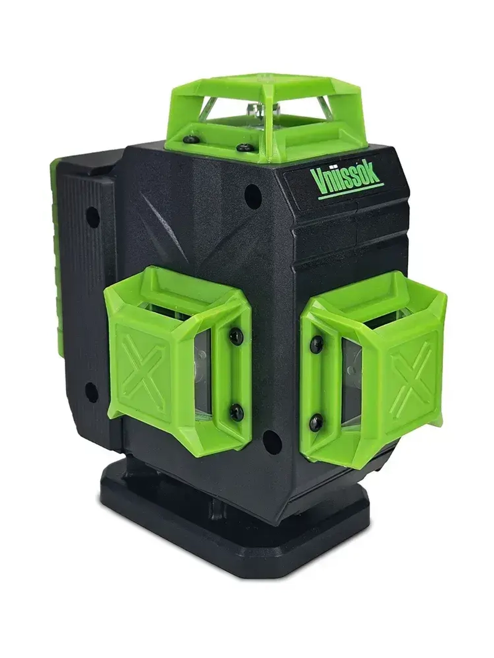 Лазерный уровень VNIISSOK Зеленый 16 лучей с пультом управления/Зеленый луч 360