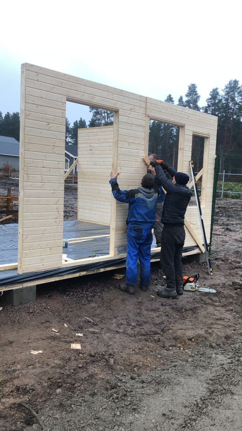 Домокомплект каркасно-панельного дома КДДК-24 размером 6,0*4,0 м*2,0(LFP панели)