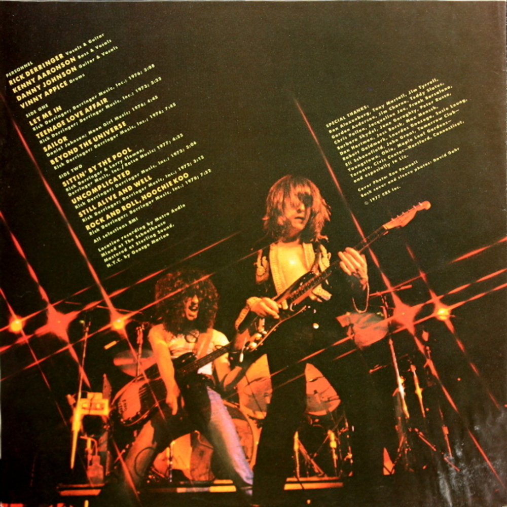 Derringer / Live (LP)