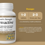 Natural Factors, Zymactive®, 90 таблеток, покрытых кишечнорастворимой оболочкой
