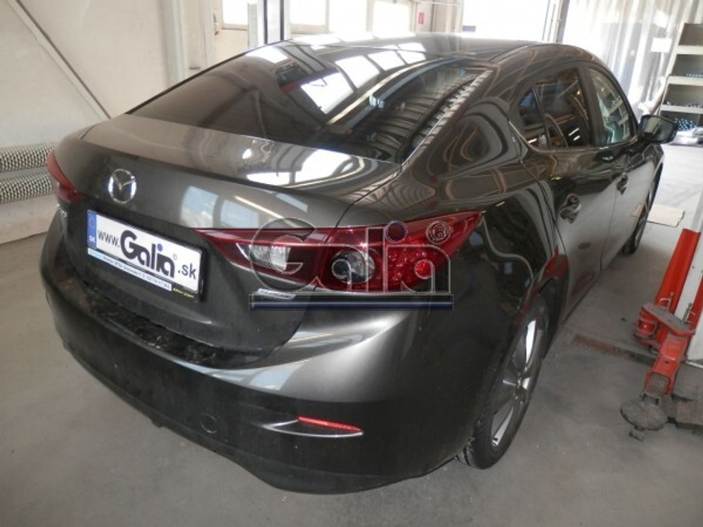 Фаркоп оцинкованный Galia M135A для Mazda 3 седан 2013-(паспорт и сертификат в комплекте)(без электрики)