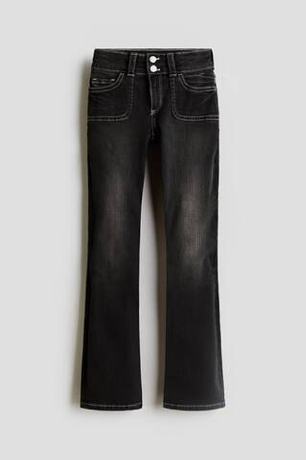 H&M Джинсы Bootcut Leg Low, черный
