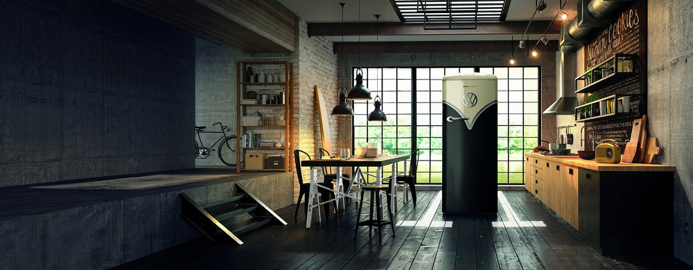 Отдельностоящий однокамерный холодильник Gorenje OBRB153BK