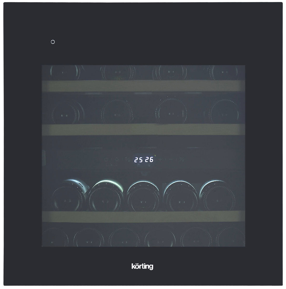 Встраиваемый винный шкаф Korting KFW 604 DB GN