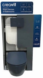 Унитаз подвесной CREAVIT FREE FE320-11BM00E базальт матовый