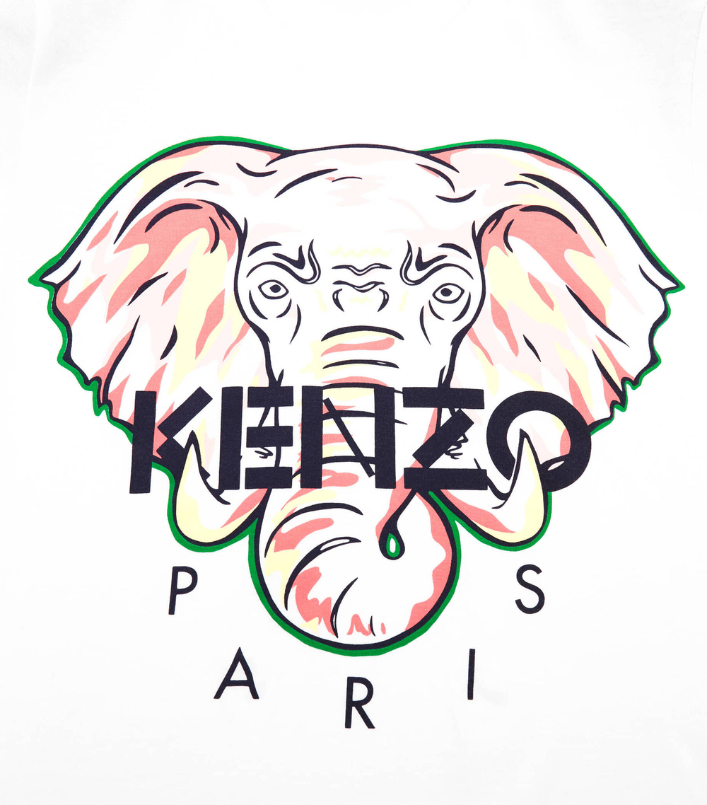 Футболка KENZO KIDS - белый(K15619)