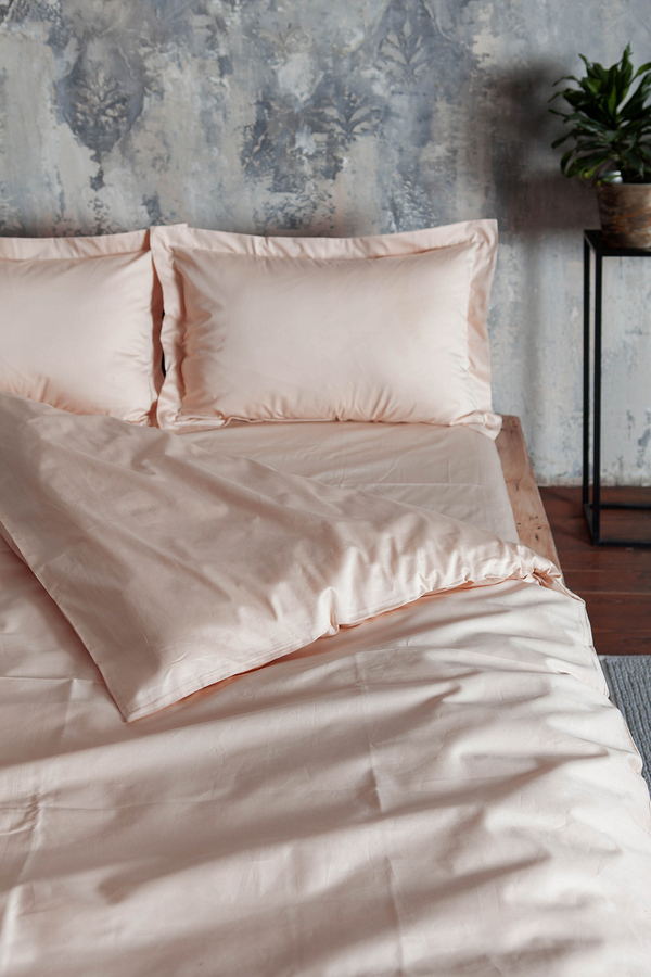 Постельное белье 2 спальное евро Luxberry Daily Bedding бежевая пудра