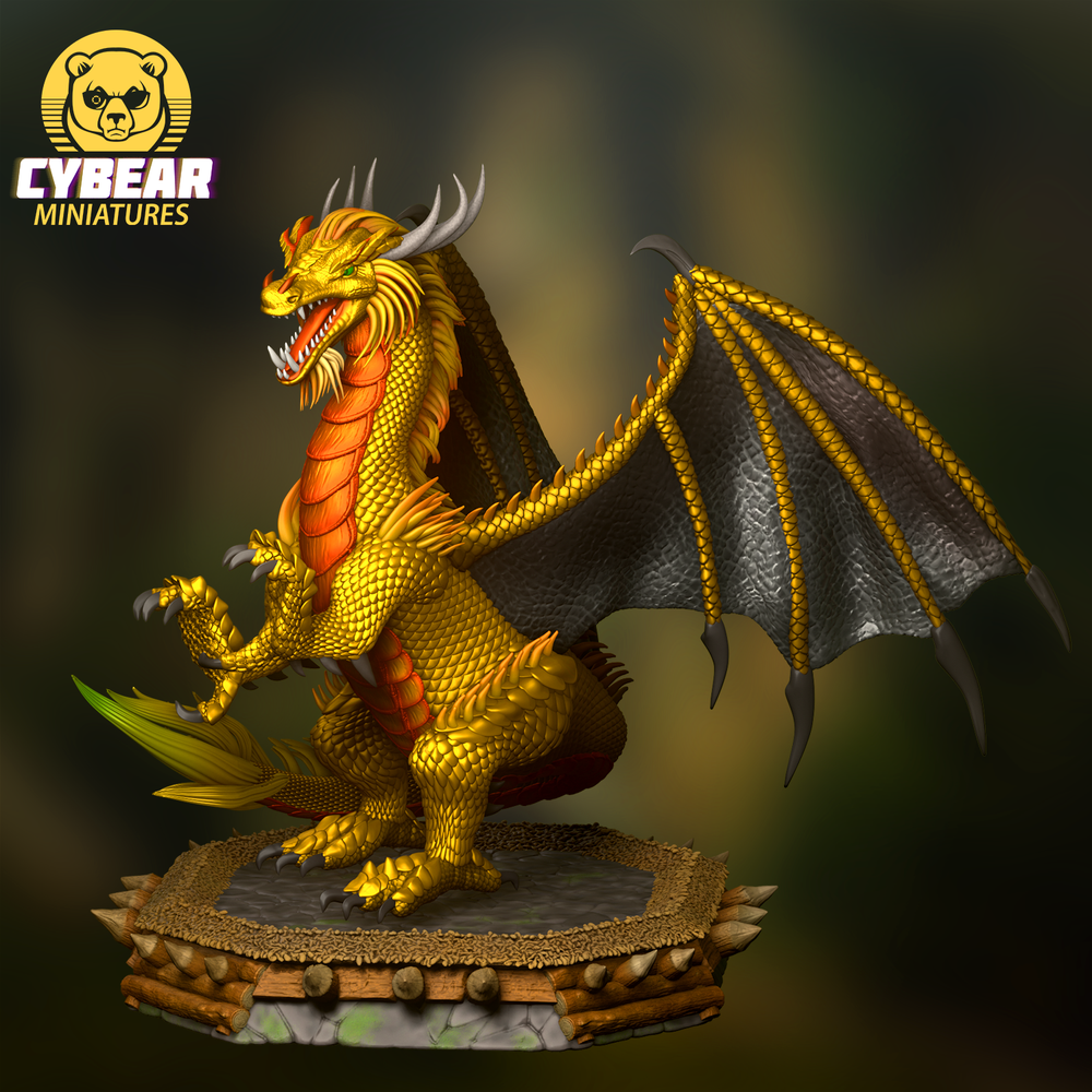 Фигурка Герои 3 Золотой дракон Heroes of Might and Magic 3 The Golden Dragon