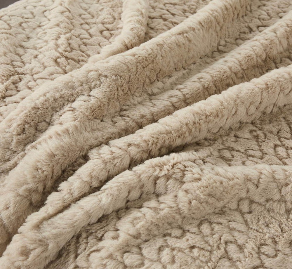 Плед 210х230 Sofi De MarkO Теодор бежевый