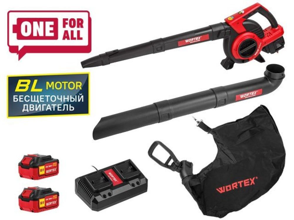 Аккуммуляторная воздуходувка WORTEX BB 2536-1 D ALL1