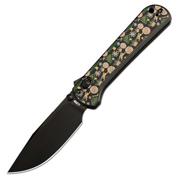 Нож CJRB J1960M-BBK Bolt  с клинком из стали AR-RPM9, рукоять G10