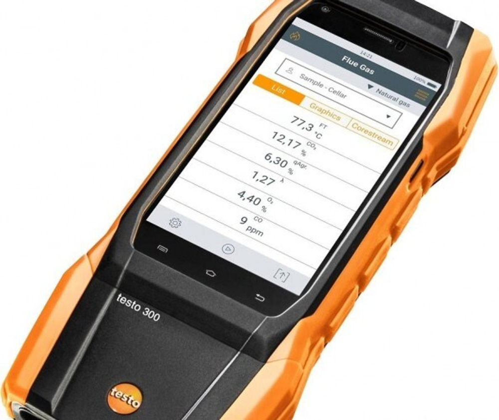 Газоанализатор дымовых газов Testo 300 (комплект, без H2 компенсации) 0564300286