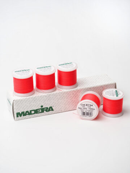 Нитки швейные Madeira aerofil № 120 Col. 8734 коралловый (100 м)