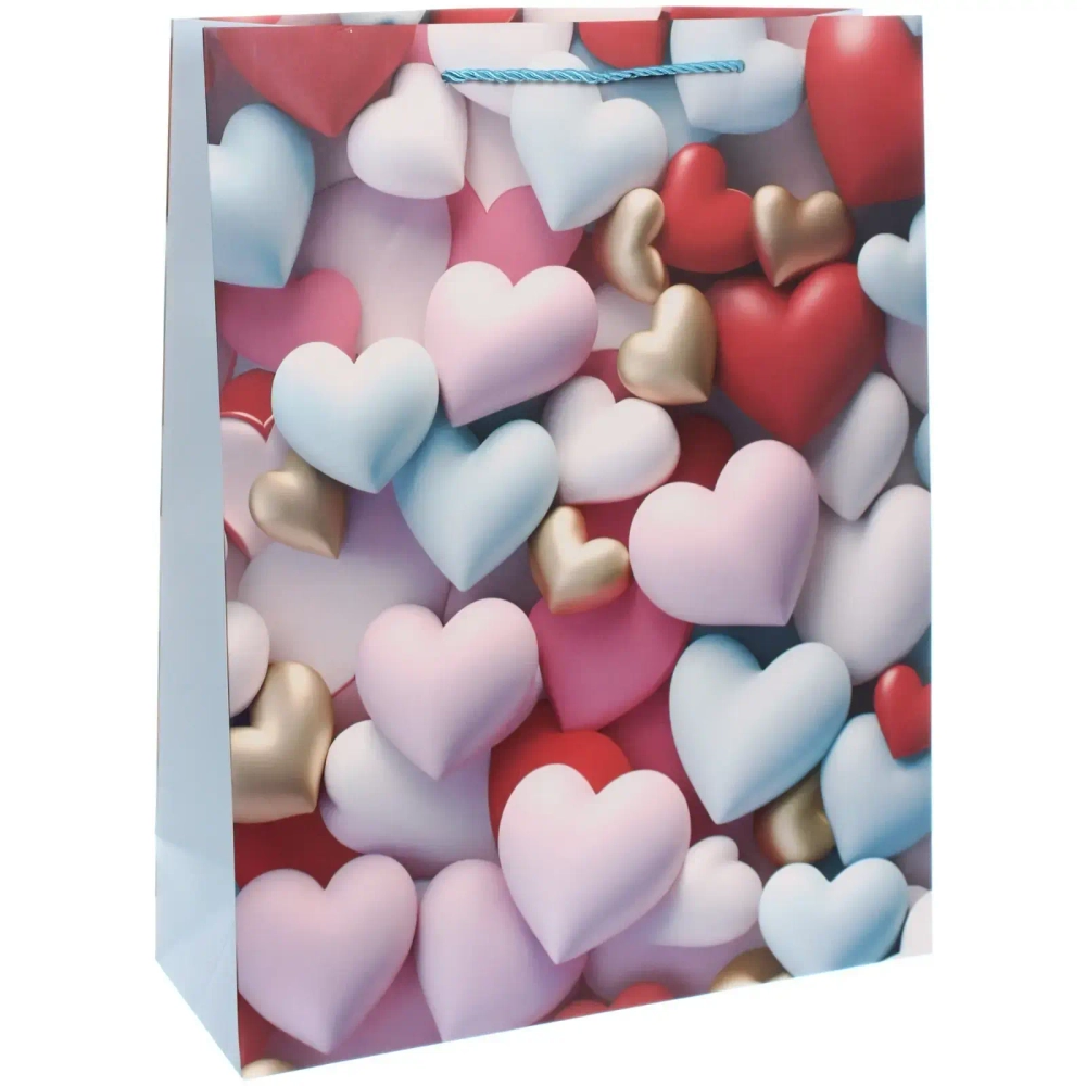 Пакет подарочный «Счастье есть» 31*40*12 см, микс