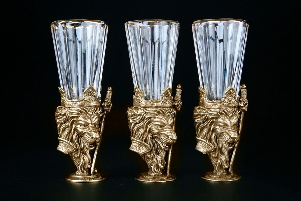 Набор рюмок-лафитников "Лев"