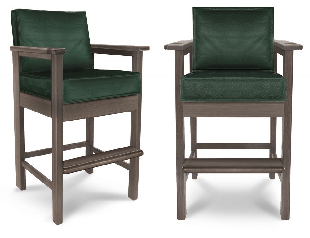 Стул бильярдный Бристоль ясень (Grey_bristol,Винилискожа Mahogany,Винилискожа (Mahogany) цвет № 202)