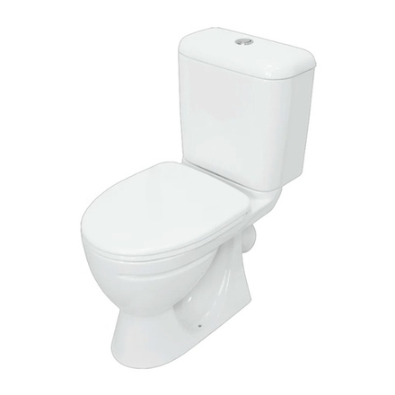 САНИТА Унитаз-компакт Стандарт комфорт, косой выпуск, 620*370*780 мм