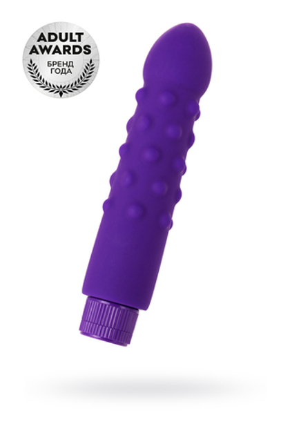 Нереалистичный вибратор A-Toys by TOYFA, силикон, фиолетовый, 17 см