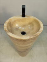 Раковина напольная из оникса Yellow ON-61357 (45*45*90)