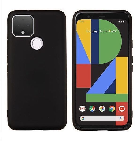 Силиконовый противоударный чехол Aioria для Google Pixel 4a 5G 6.2" (Черный)