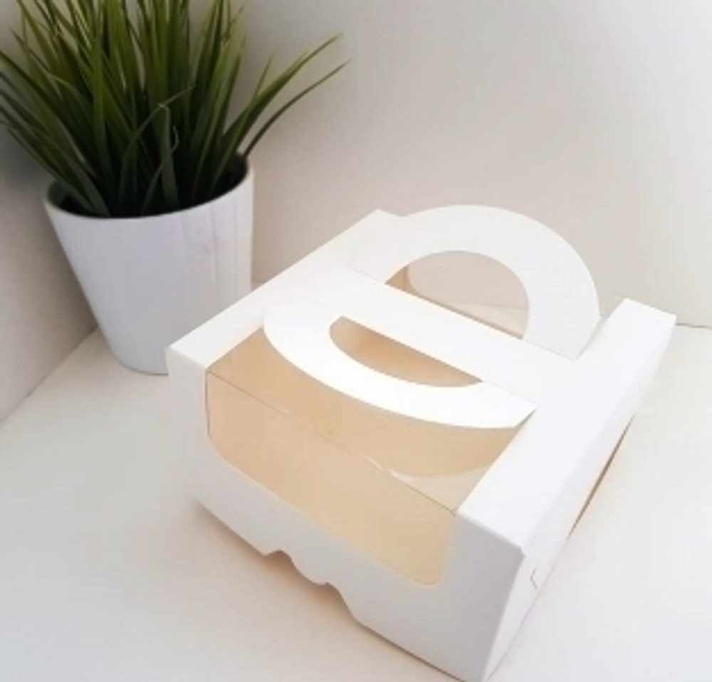 Коробочка с ручками под бенто 140*140*80