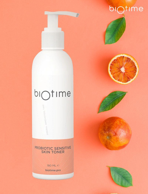 PROBIOTIC SENSITIVE SKIN TONER BIOTIME - Тоник для чувствительной кожи с пробиотиками, 180 мл