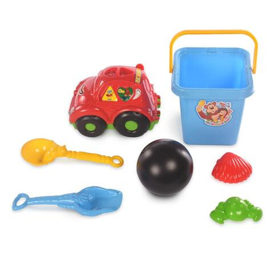 Песочный набор с машинкой и ведерком BTG-104-2