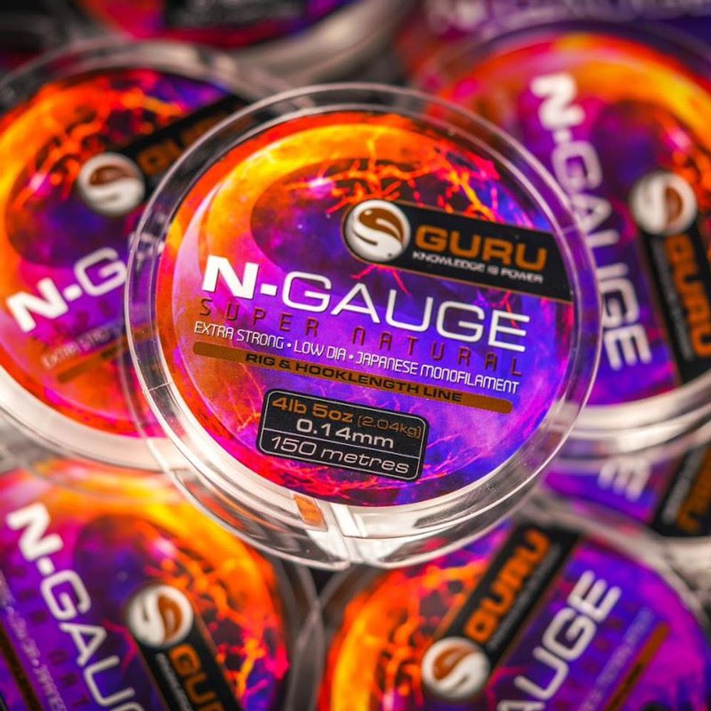 GURU Леска N-Gauge Super Natural Clear 0.08мм 150м