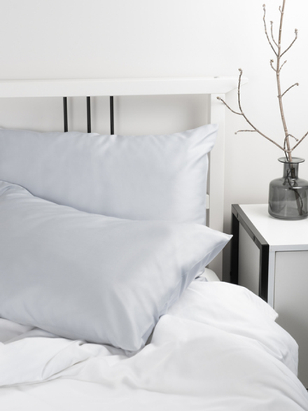 UTOPIA 2 наволочки, сатин светло-серый