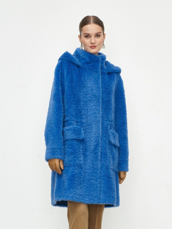 Шуба женская чебурашка тедди эко, SilverFox (арт. 1206)