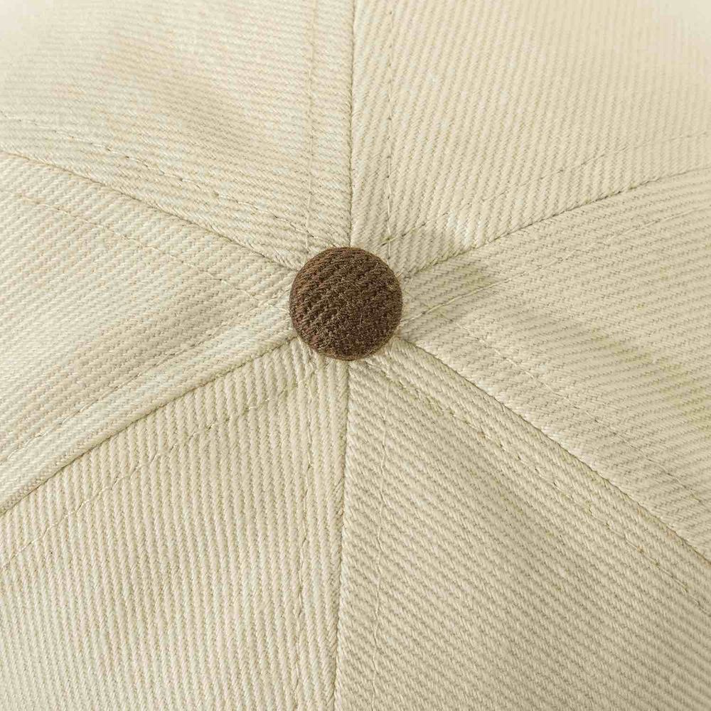 Кепка Ymkashix Logo Face бежевая/коричневая