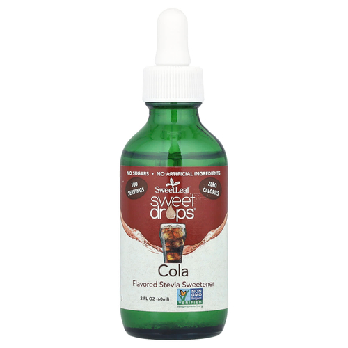 SweetLeaf Stevia, Кола, 60 мл (2 жидк. Унции)