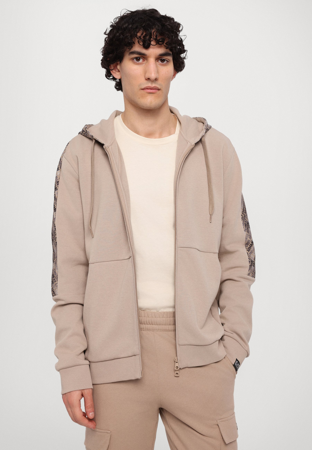 EA7 Emporio Armani Толстовка на молнии - Серый