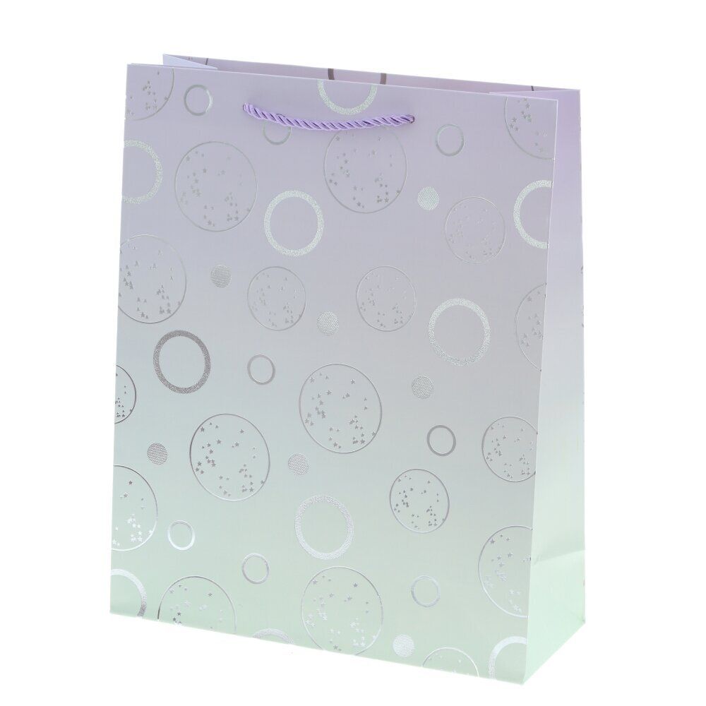 GAEM Пакет подарочный M (бумага 210г/м2, блок микс 12шт), L26 W10 H32 см, 4в.