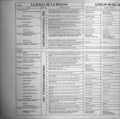 Gregorio Paniagua – La Folia De La Spagna (AudioNautes) LP