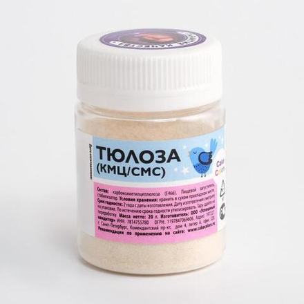 Тюлоза, загуститель (КМЦ/СМС) Gleb Colors, 20г