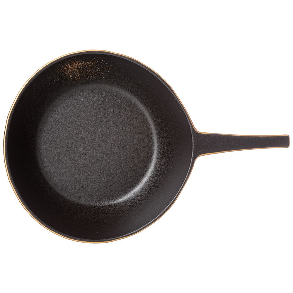 БЛЮДО С РУЧКОЙ BRONCO "MIDNIGHT GOLD" 30,5*21*5,5 СМ 1100 МЛ (КОР=16ШТ.)