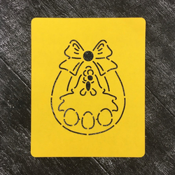 Курочка №9 в корзинке с яйцами