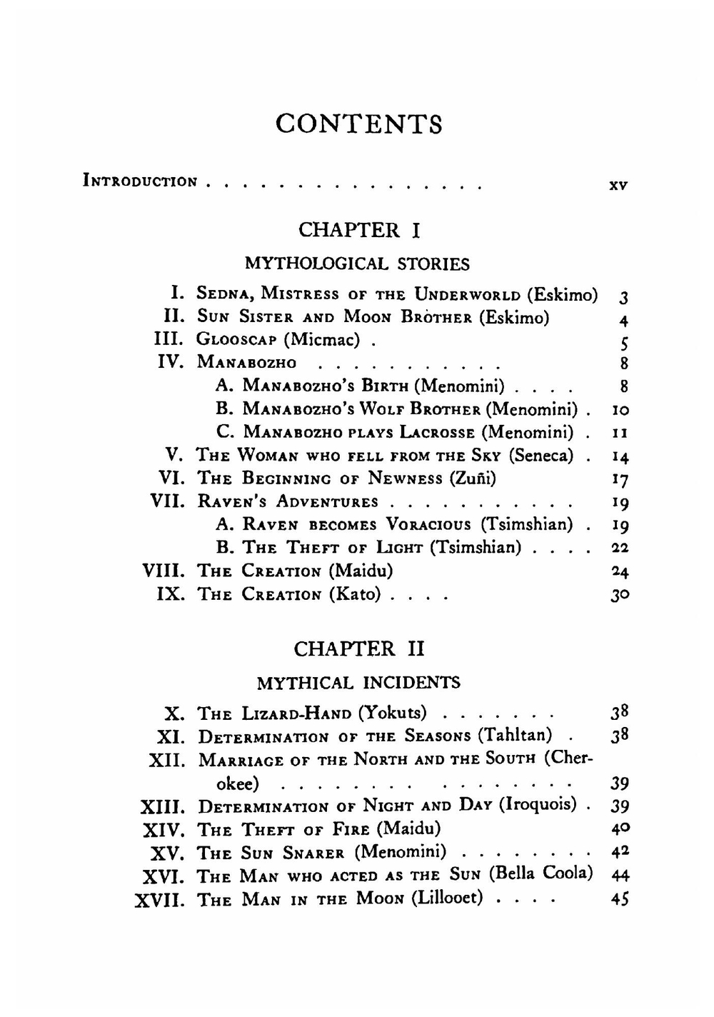 Tales of the North American Indians | Stith Thompson
