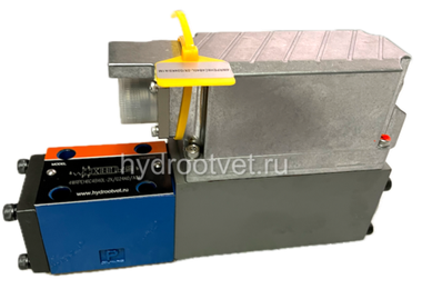 4WRPEH6C4B40L-2X/G24K0/A1M - Сервораспределитель Ду6 с обратной связью по положению золотника и встроенным усилителем (OBE), номинальный расход 40 л/мин, характеристика L - линейная, схема C4, сигнал управления A1 = ±10 V