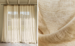 Штора Zara Home, 280х300 см, бежевый, 1306/032