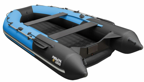 Ривьера Компакт 3800 НДНД комби синяя волна/черный (лодка ПВХ)