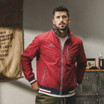 Мужская ветровка на резинке красного цвета из серии «Marine Collection. Yachting»