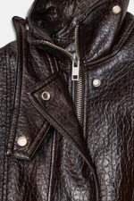 Оверсайз куртка из искусственной кожи ZW COLLECTION - ZARA